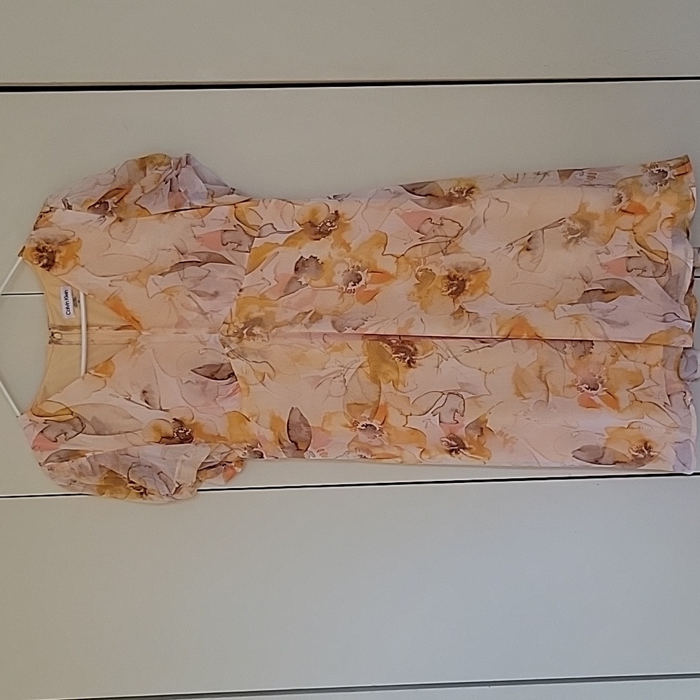 Calvin Klein Floral Midi Dress